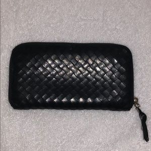 Bottega Veneta Zip Around Napa Intrecciato Wallet